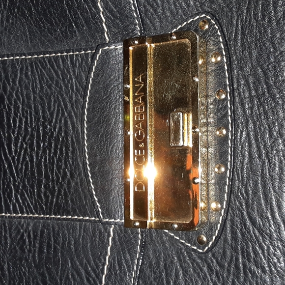 Dolce and Gabbana pebble leather top handle bag - Picture 3 of 7